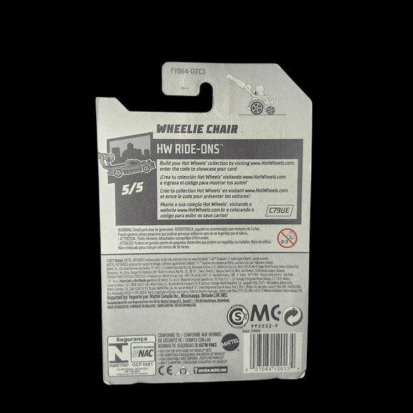 🆕️ HOT WHEELS 2019 Aaron Wheelz Ride-Ons - Wheelie Chair - Picture 7 of 7